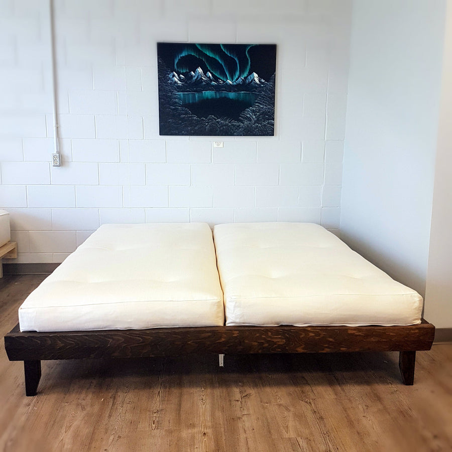 Natural Mattress Bed Frame Single Deluxe Platform Bed Frame